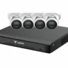 Luminys K54-4D1A2 LumiDeterrent bundle with 4-channel NVR and four 5MP turret cameras